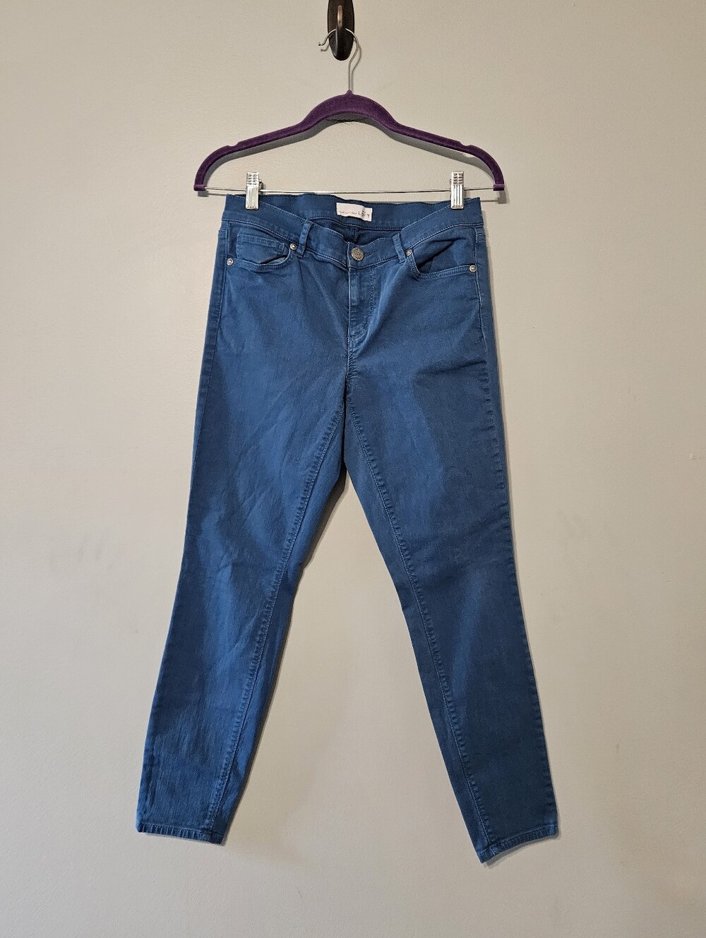 LOFT Skinny Jeans in Deep Blue Wash